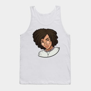 Black Girl Nerd Tank Top